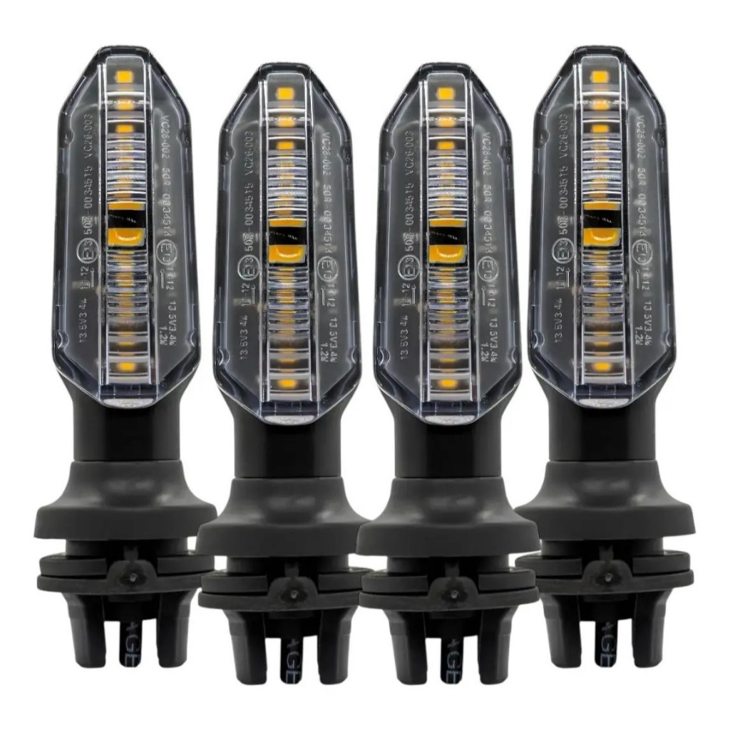 Pisca LED Cb250f Twister 2019 Sequencial Par + Kit 4 Fan 160 Titan 150 Bros 160 Xre 300 Universal