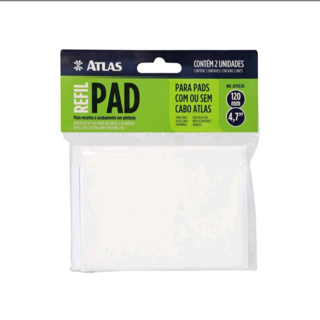 Refil Pad P/ Recorte De Pintura E Acabamento Atlas