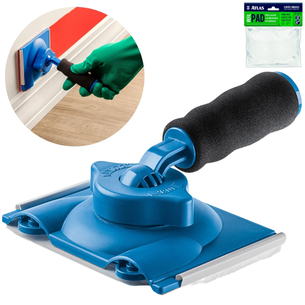 Pad Para Pintura Acabamento Recorte Cantos em Parede + Refil
