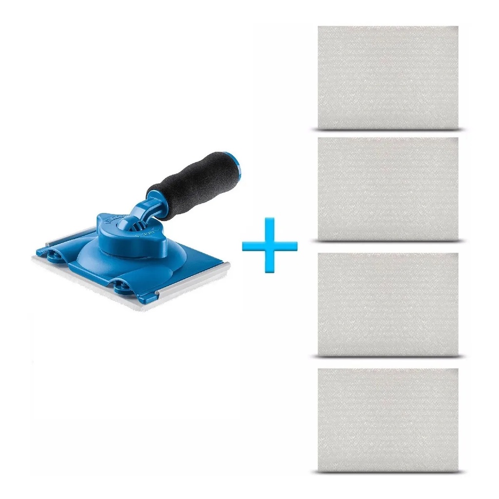 PAD PARA PINTURA RECORTE E ACABAMENTO COM CABO AJUSTAVEL ATLAS + 4 REFIL EXTRA