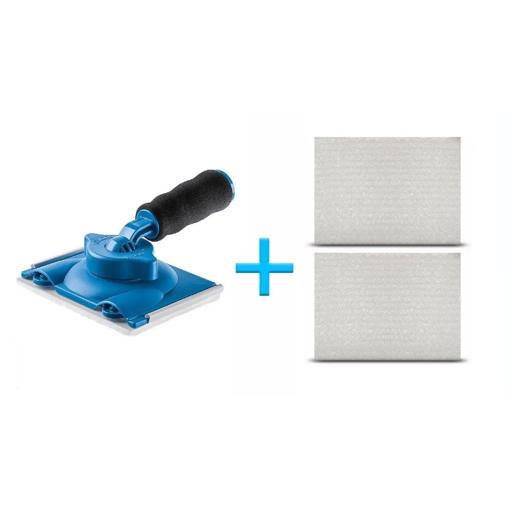 Pad Para Pintura Recorte E Acabamento Com Cabo Ajustavel Atlas + 2 Refil Extra