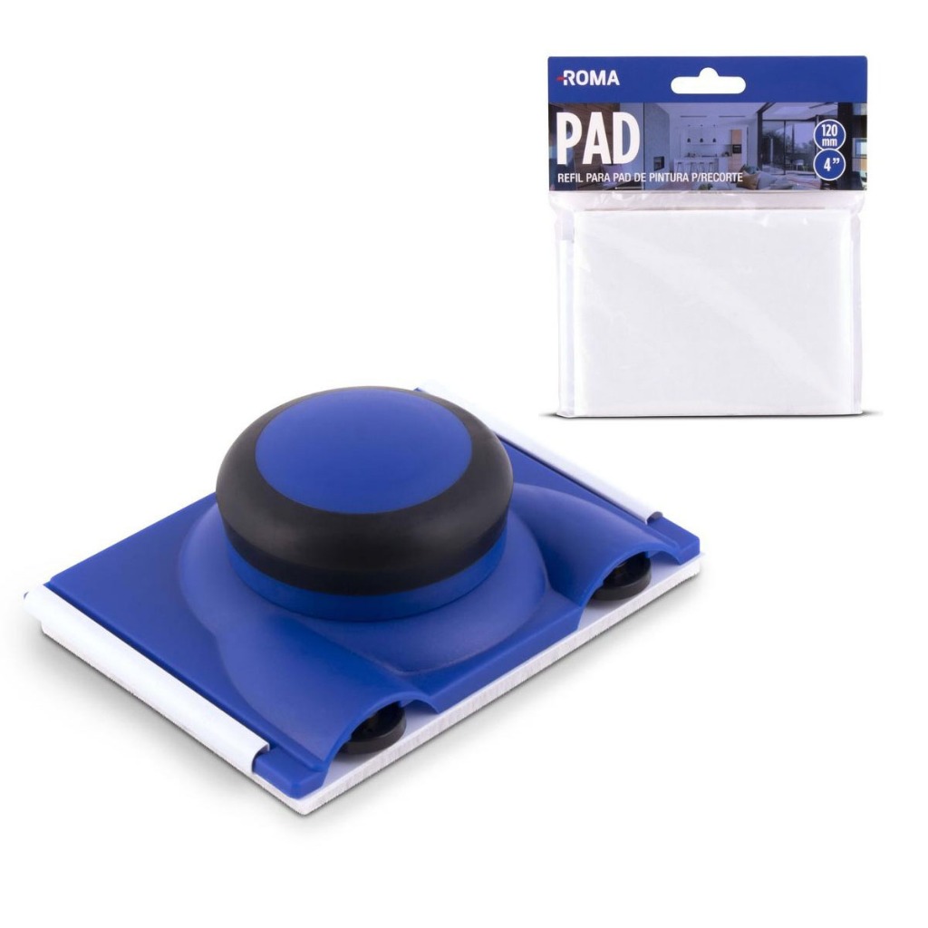Pad Recorte Para Pinturas E Acabamento Cantos Roma + 2 Refis