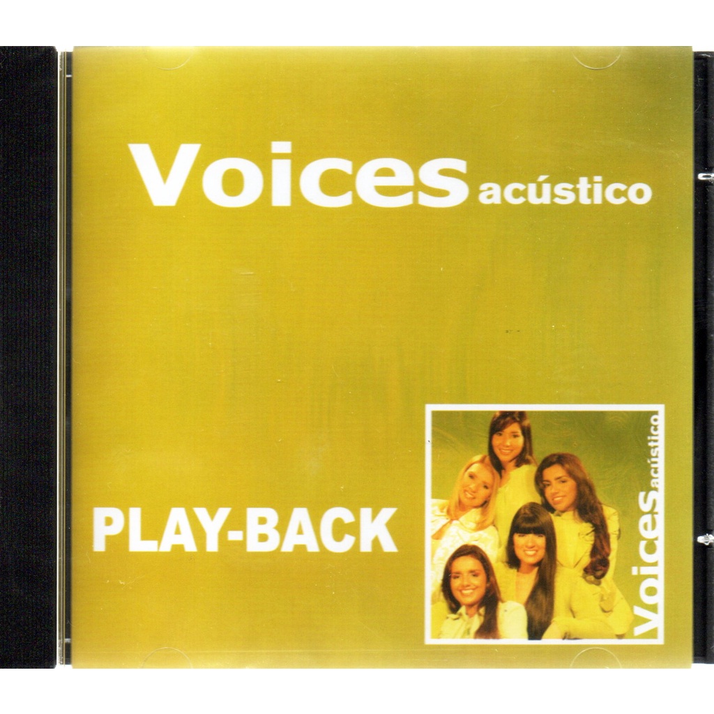 CD Voices Acústico, Play-Back