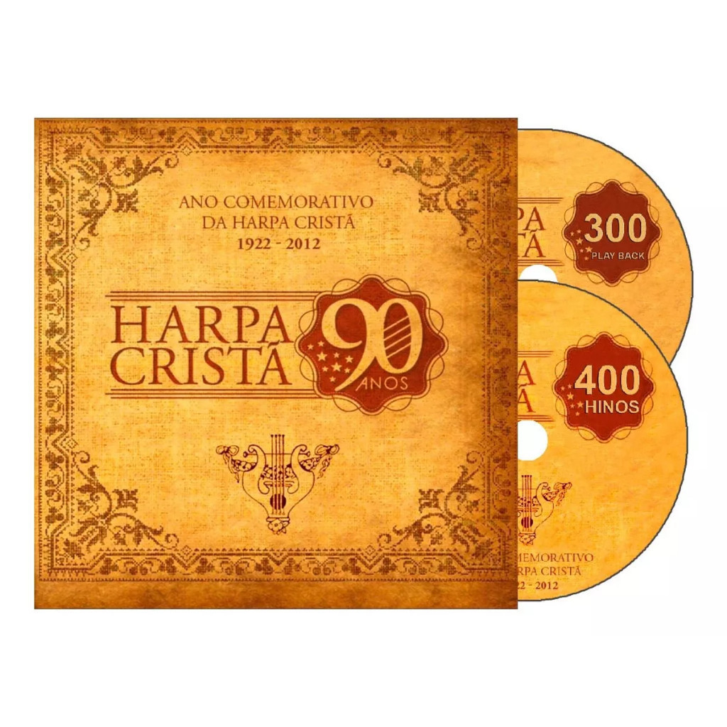 Cd Harpa Crista Mp3 450 Hinos + 300 Play Back