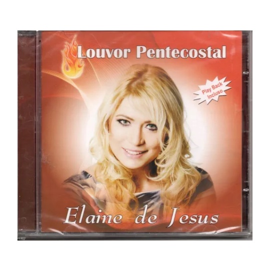 Cd Elaine De Jesus - Louvor Pentecostal Play Back Incluso