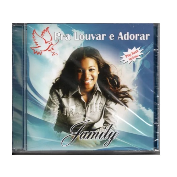 Cd Jamily - Pra Louvar E Adorar Play Back Incluso