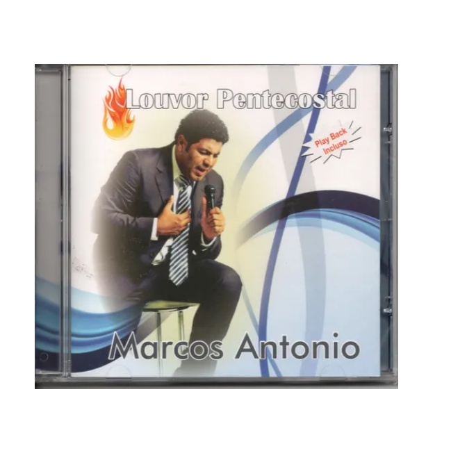 Cd Marcos Antonio - Louvor Pentecostal Play Back Incluso