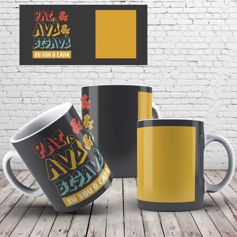 Caneca Dia dos Pais - Eu Sou o Cara + Caixinha