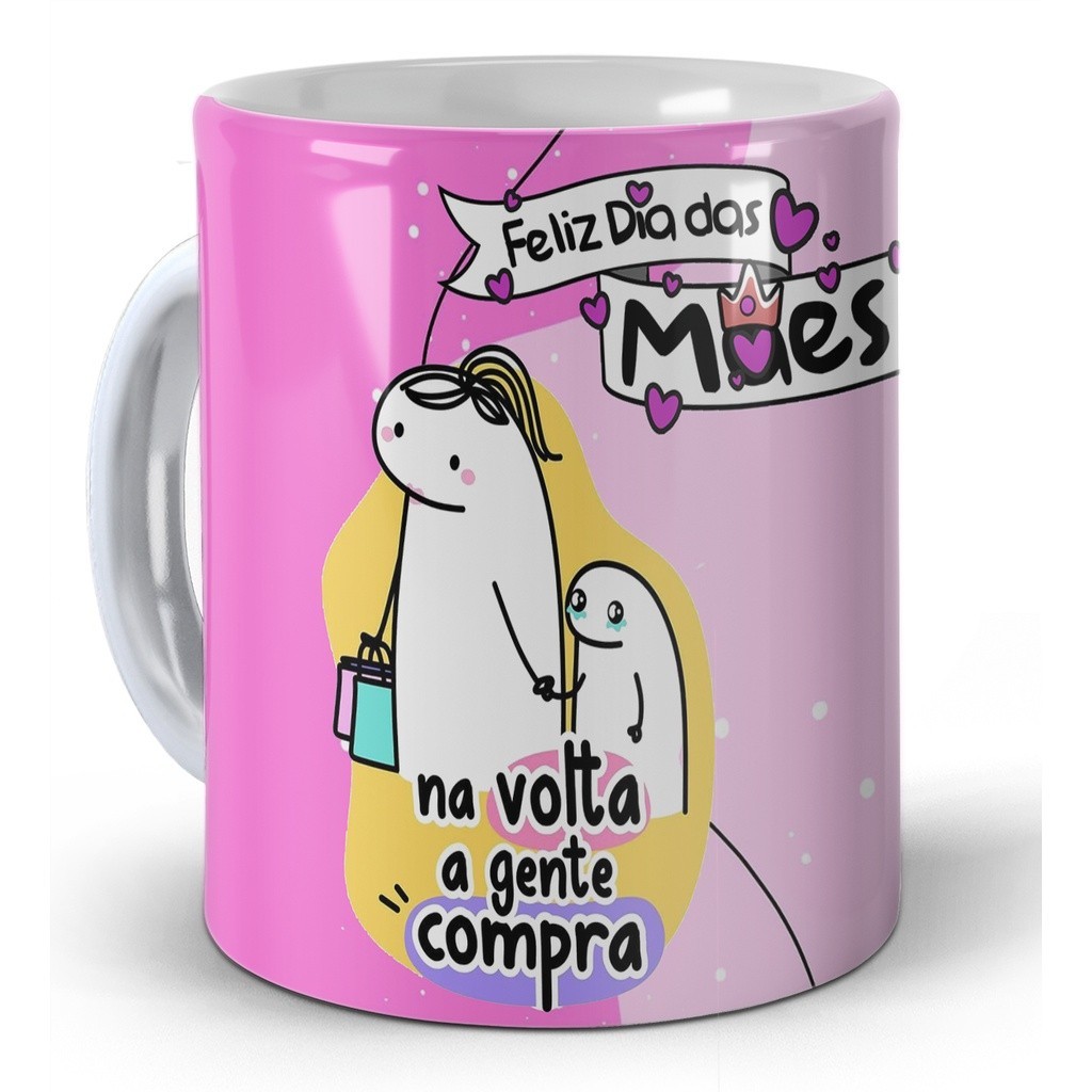 Caneca Dia das Mães - Vou esfregar na sua cara