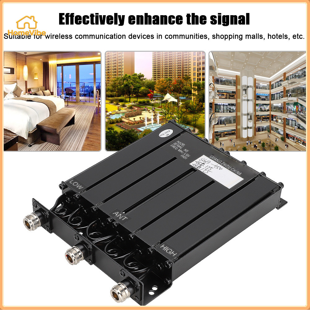 HomeVibe Duplexador 25W UHF 6 cavidades SGQ-450 Tipo TX 456.175 MHZ RX 466.175 para repetidor com filtros Stop-Band
