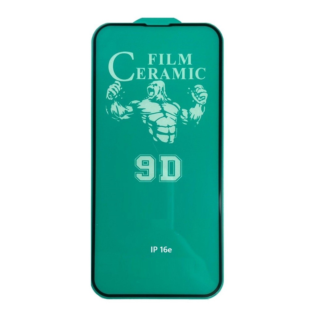 Para iPhone 16e - Película de Cerâmica 9d Full Cover Protetora de Tela