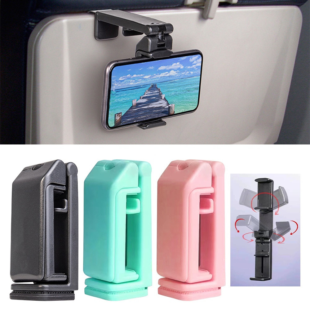 Suporte De Mesa De Viagem Portátil De Avião No Telefone De Vôo Dobrável Ajustável De 360 Rotatable Car Train Seat Stand