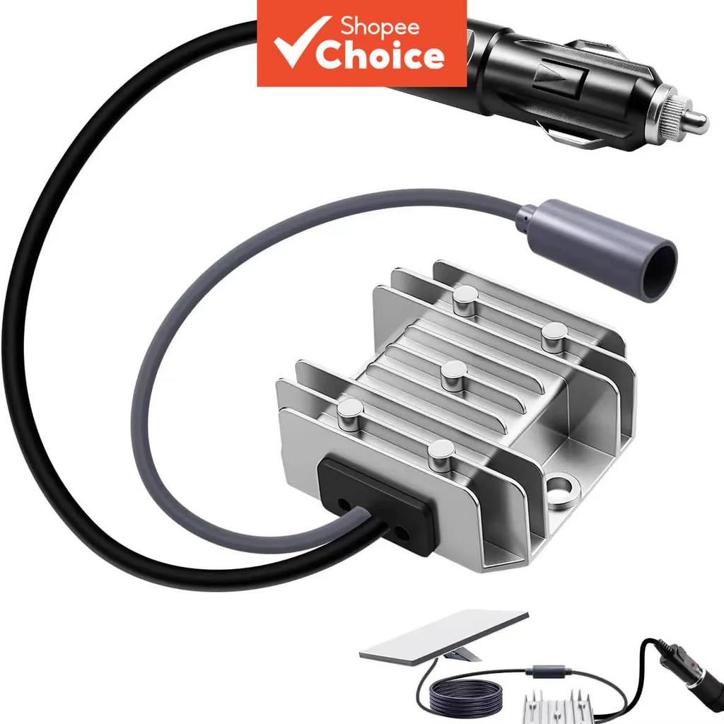 Novo cabo conversor de alimentação 12V/24V para 30V DC com plugue, kit conversor 10-28V para 30V 3,5A para trailers