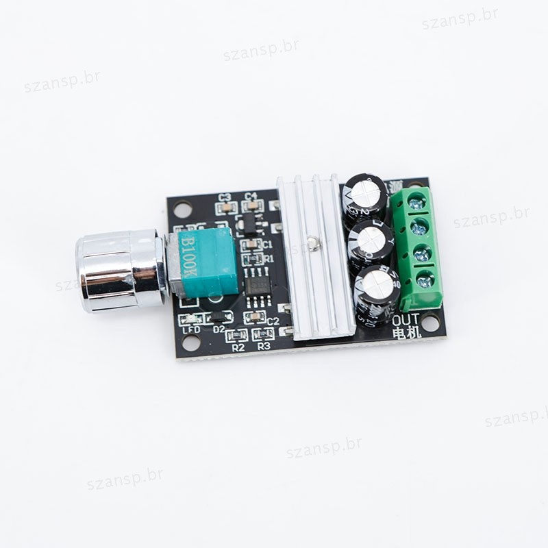 6V 12V 24V 28V 3A 80W 1203BK DC Controlador De Velocidade Do Motor PWM Ajustável Reversível Interruptor De Driver Invert