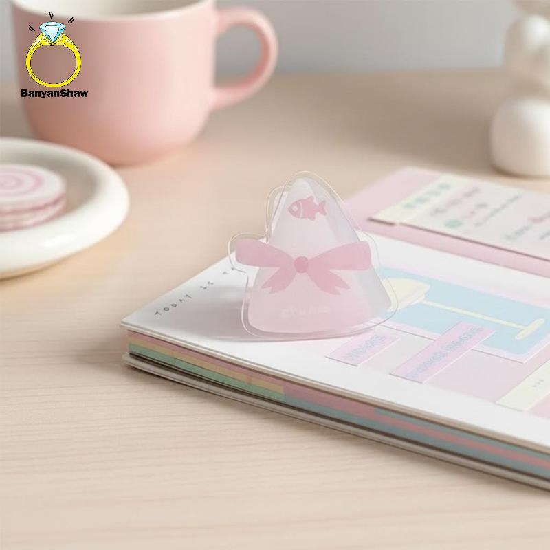 [BANY] 1/3pcs Bonito Bolo De Peixe Acrílico PP Clipe Sna Clipes De Vedação Memorando De Notebook Arquivo Foto Decoração
