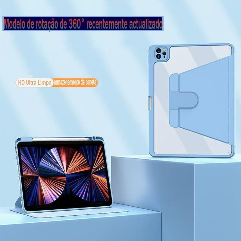 Suitable for Redmi SE11Redmi Pad 10.61 with pen holder and 360 ° rotating acrylic shell with transparent protective case