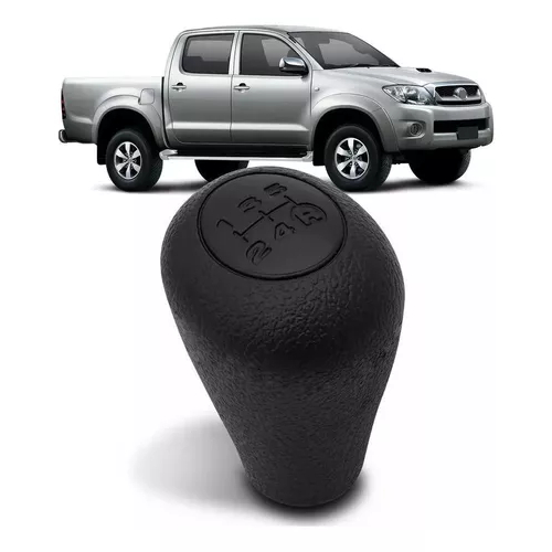 BOLA MANOPLA DE CAMBIO TOYOTA HILUX MANUAL 5 MARCHAS - PRETA