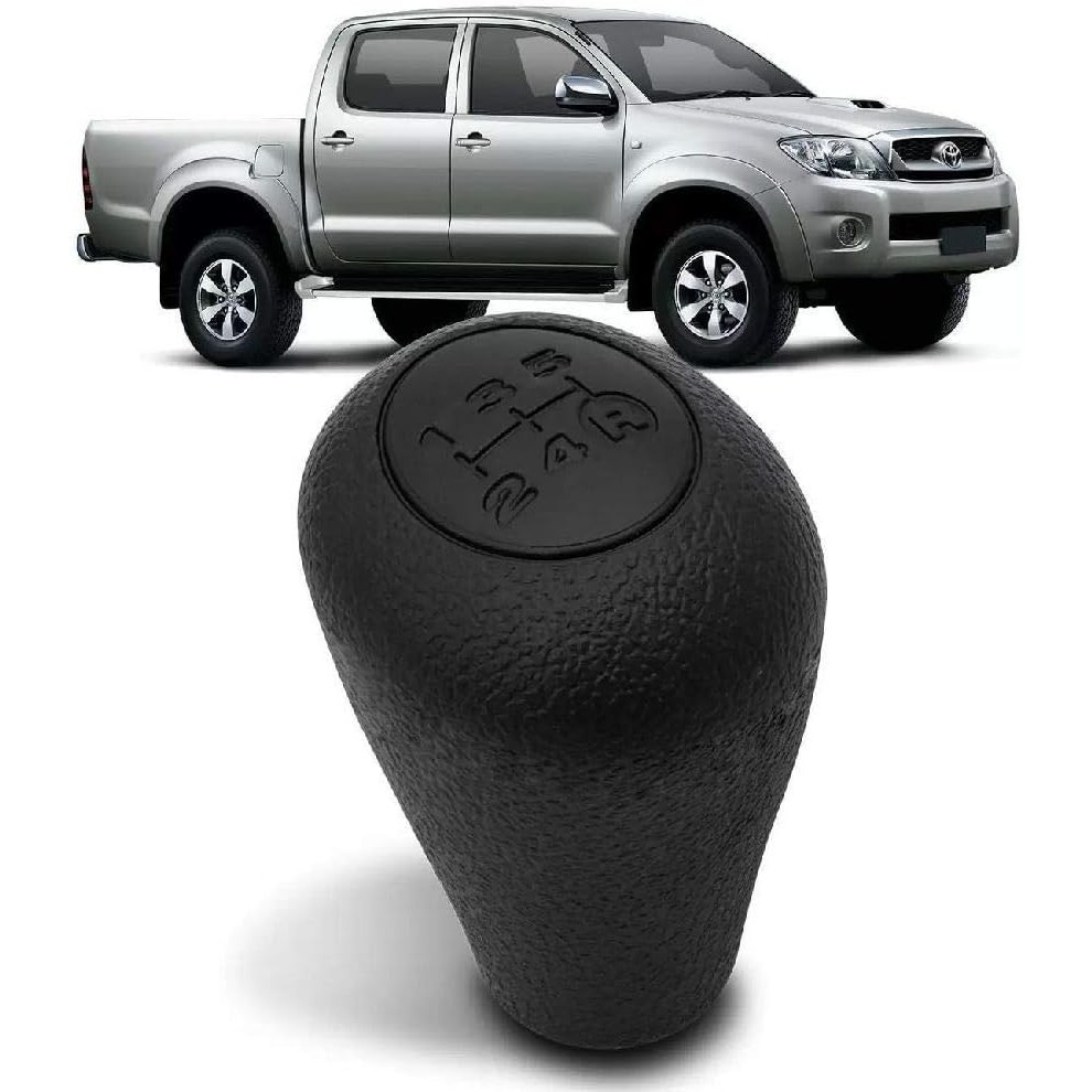 Bola de Câmbio Manopla Toyota Hilux 1995 A 2011 C/ 5 Marchas Preta