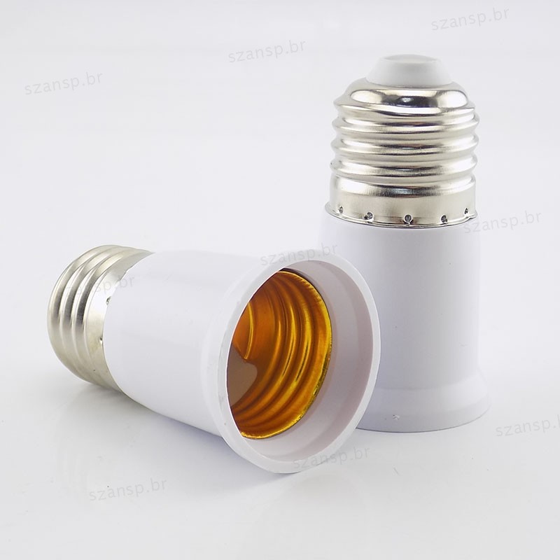 E27-E27 Extensor De Base De Lâmpada Retardante De Chama 65mm Suporte Conversor Adaptador De Soquete Para BRA1