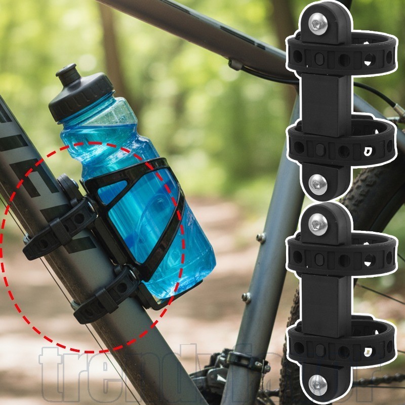 3 Conjuntos De Conversor De Base De Suporte Para Garrafa De Água De Bicicleta-Adaptador Ciclismo-Conversão De Gaiola De
