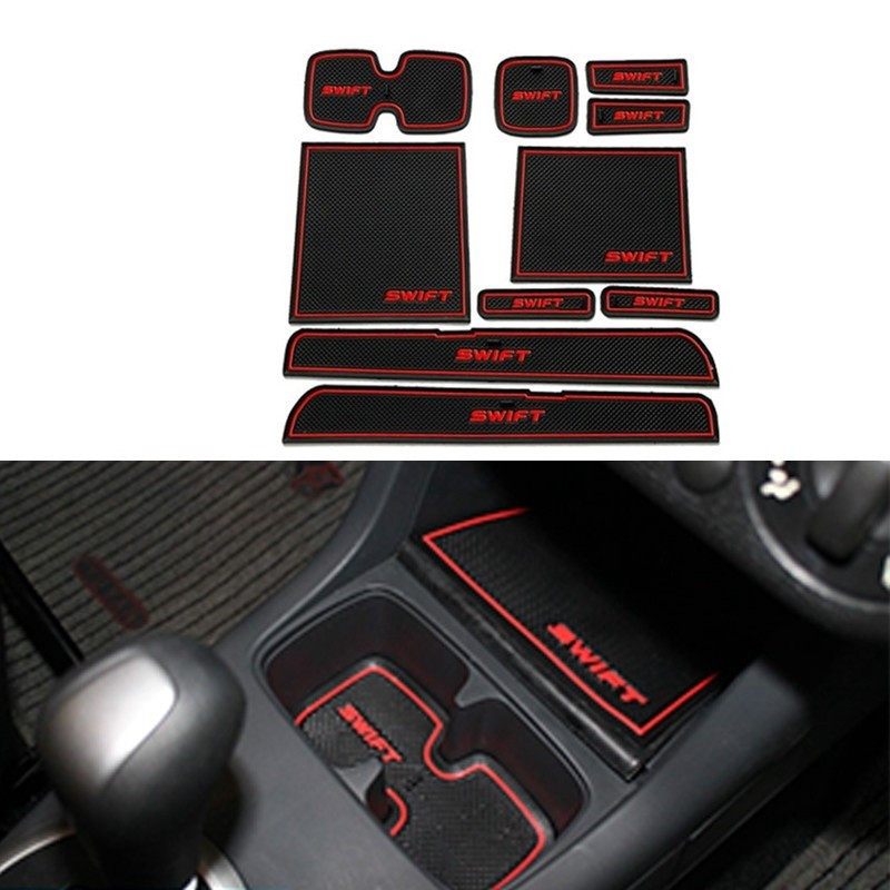 Acessórios para Porta-Copos de Carro, Tapete para Porta-Copos, Caixa de Armazenamento para Porta, Compatível com Suzuki