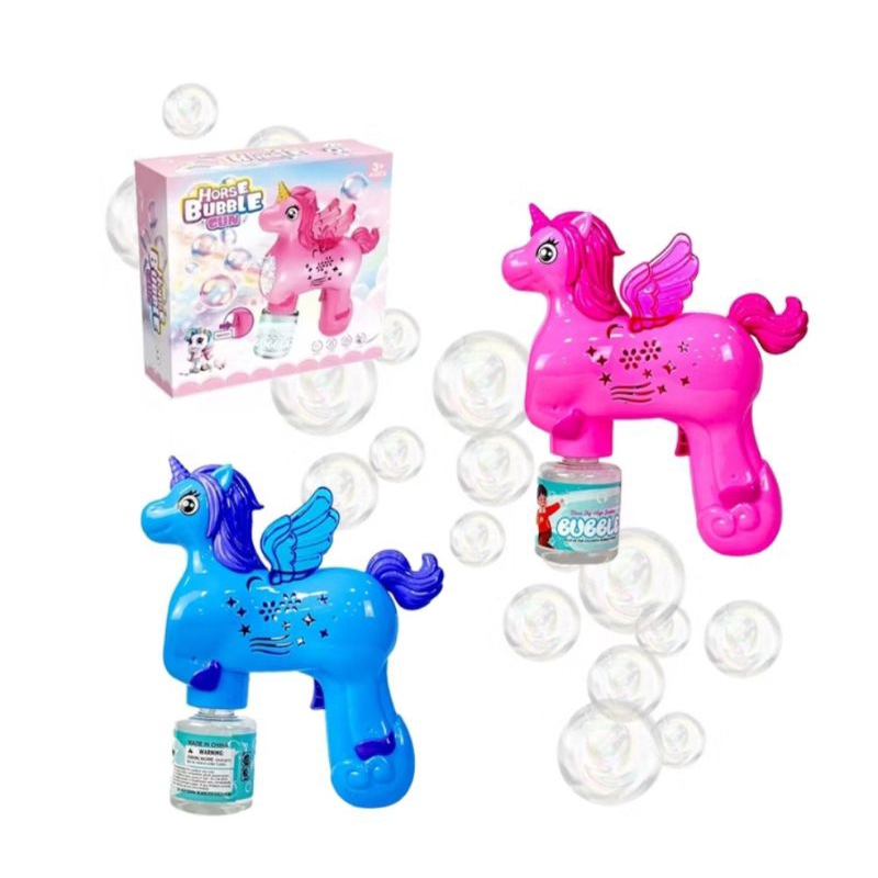 Brinquedo Lanca Bolhas de Sab o Unic rnio Com Led