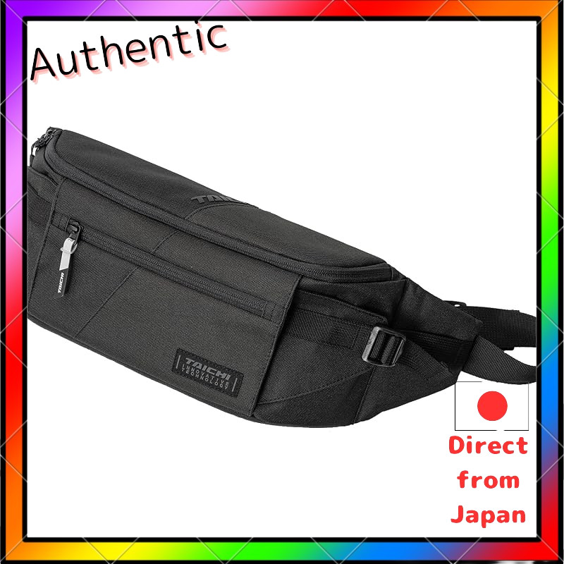 RS TAICHI Motorcycle Body Bag Waist Pouch Touring Waist Bag RSB285 Unisex Adult Black / Black-Red / Camouflage