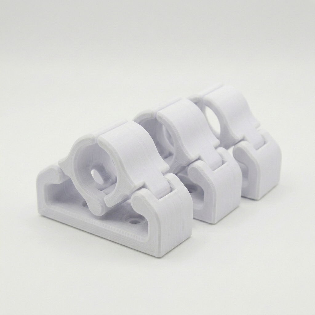 Opus3D Kit com 3 Suportes De Paredes Para Vassoura E Rodo Cabo 19 A 21mm