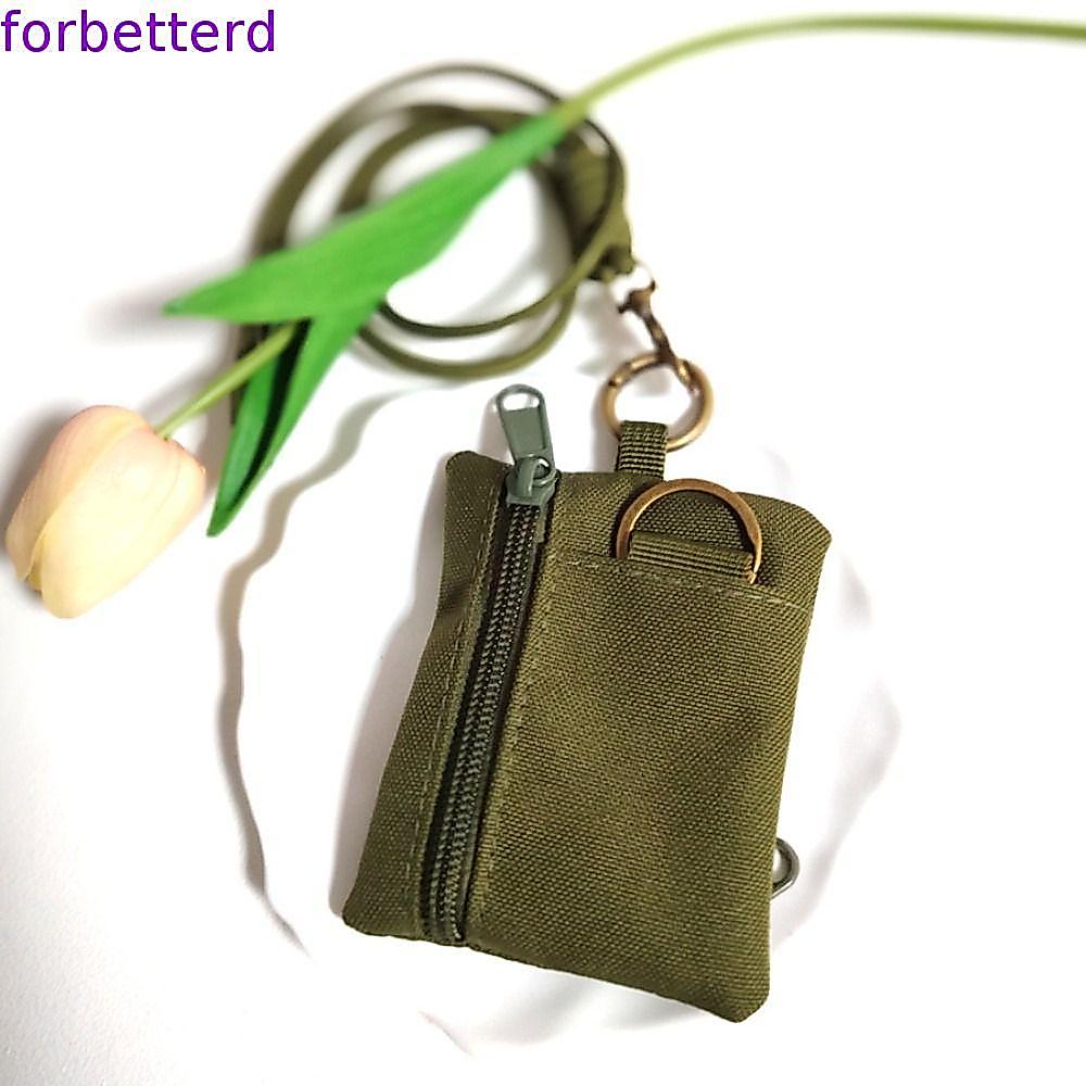 Bolsa De Moedas Pendurada No Pescoço , Mini Carteira Quadrada Casual De Tecido Oxford , Nylon Com Cordão E Zíper Porta-C
