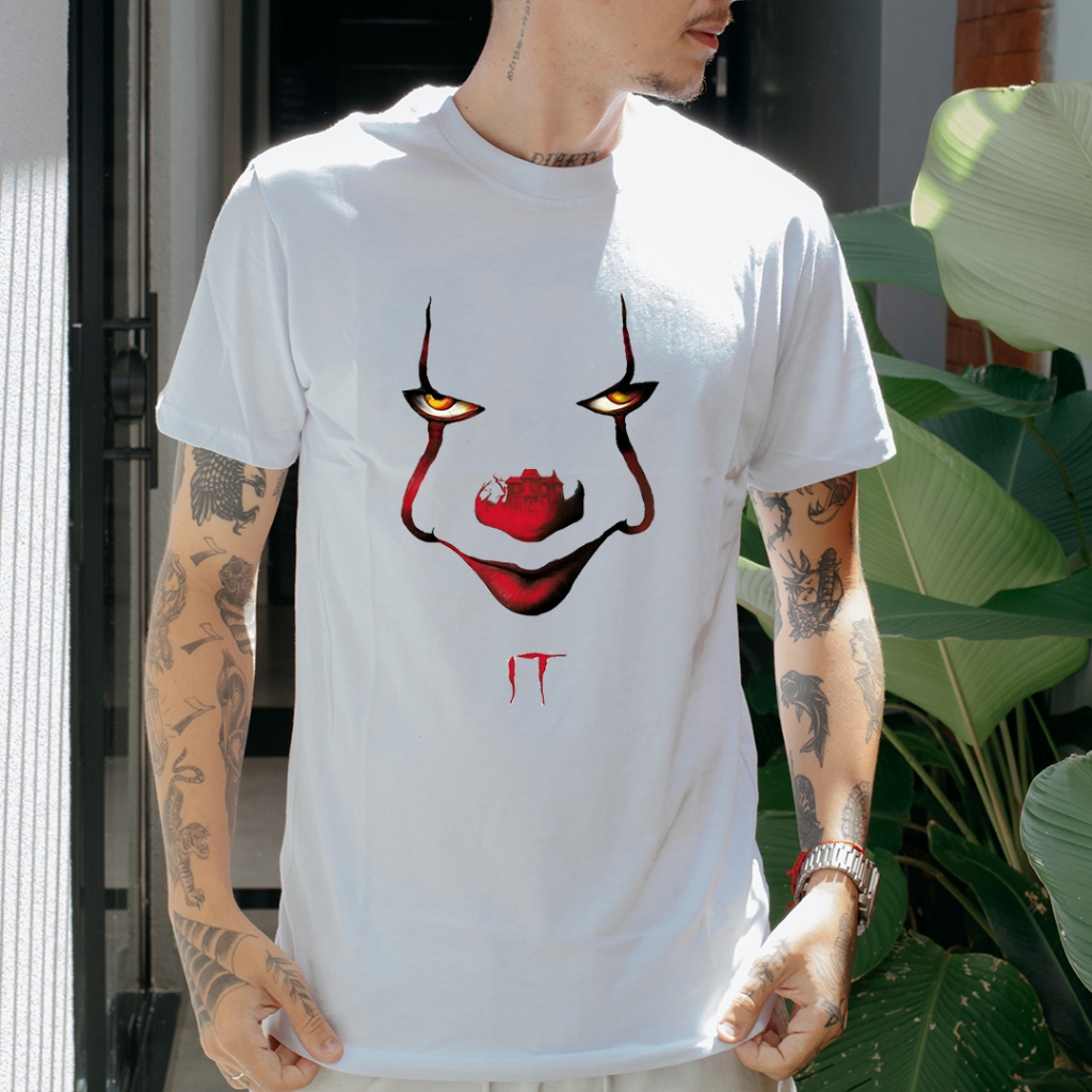 Camiseta Casual 100% Algodão Premium Estampada Filme IT