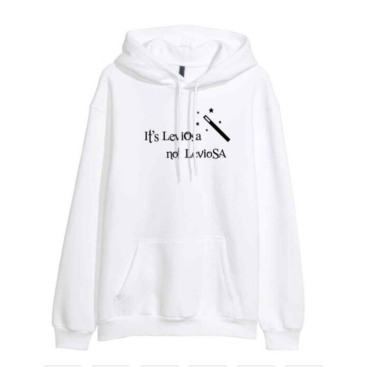 Blusa Moletom Canguru Unissex Its Leviosa Not