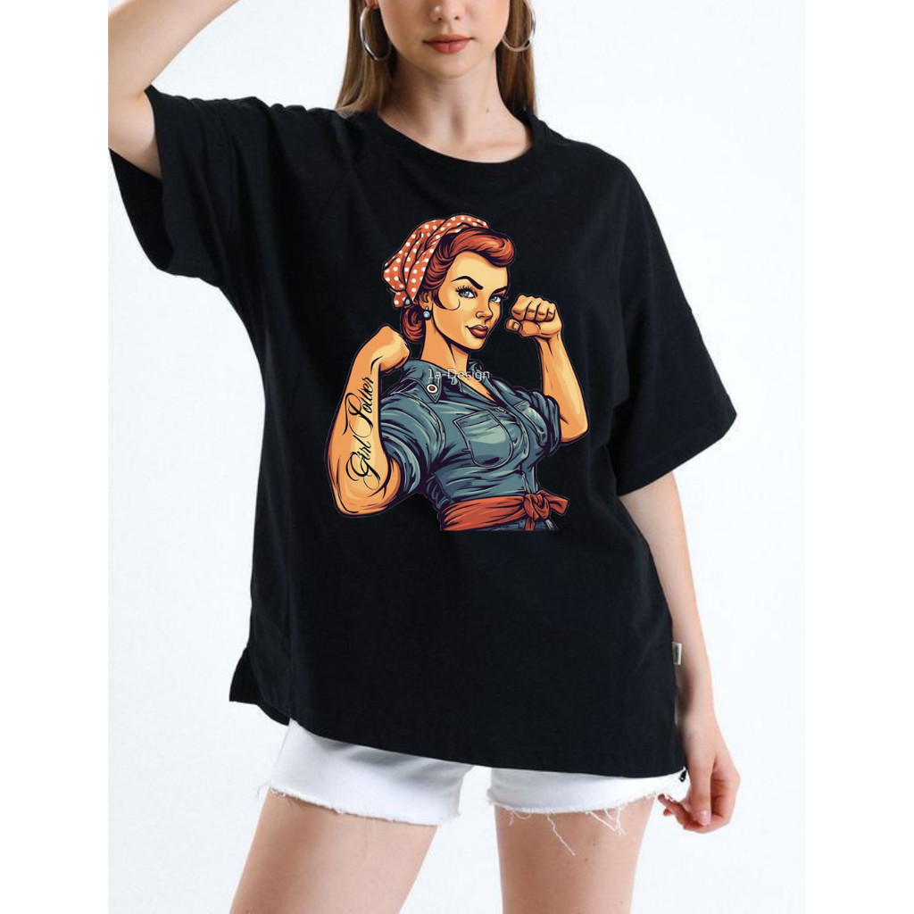 Camisa Camisa Rosie The Riveter We Can Do It Vintage