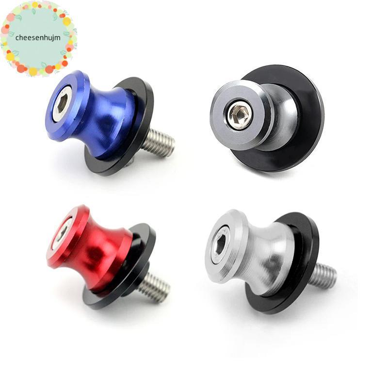 cheesenhujm Resistente Motocicleta Suporte Traseiro Carretel Braço Oscilante Sliders Parafusos Montagem Universal Proteç