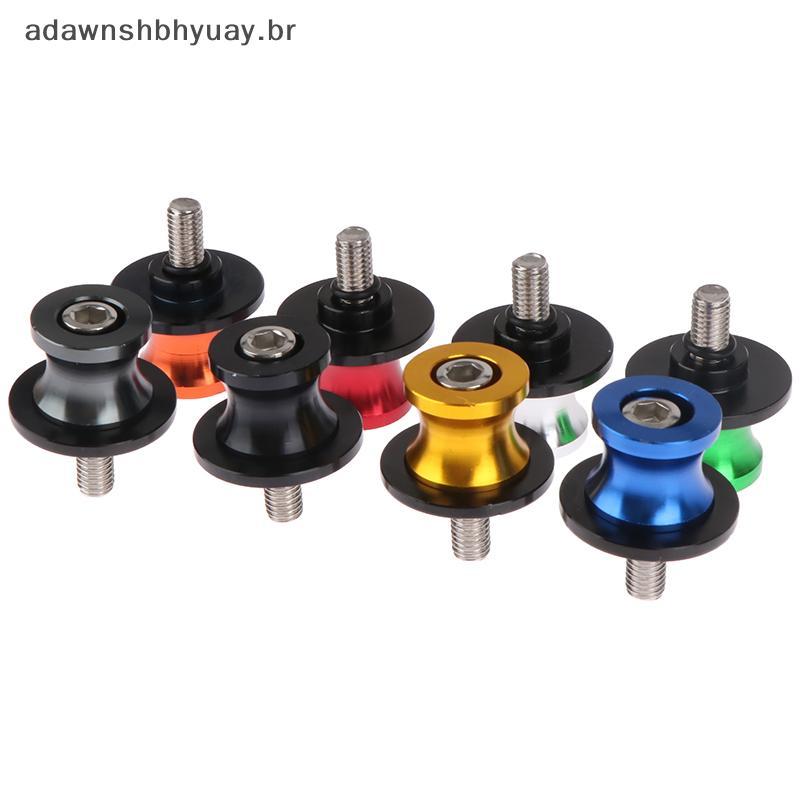 Adawnshubiuay 8mm Parafusos De Suporte Para Braço Oscilante Traseiro De Motocicleta Carretéis De Peças Deslizantes BR