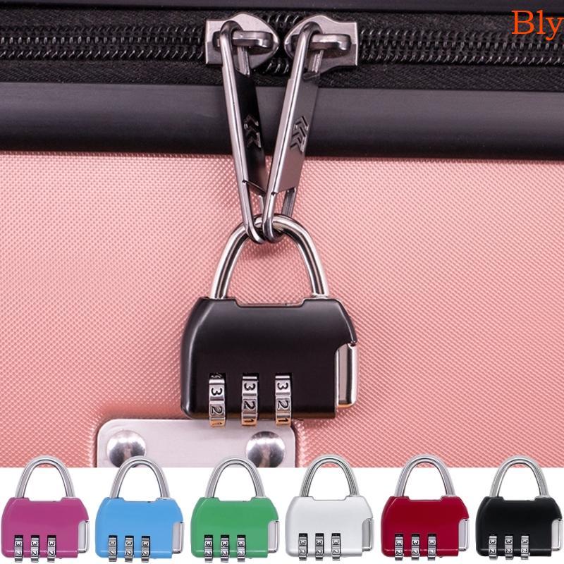 Cadeado Miniatura Multiuso Bly Para Viagens Negócios E Deslocamento Diário, Mochila Forte, Trava Bagagem,