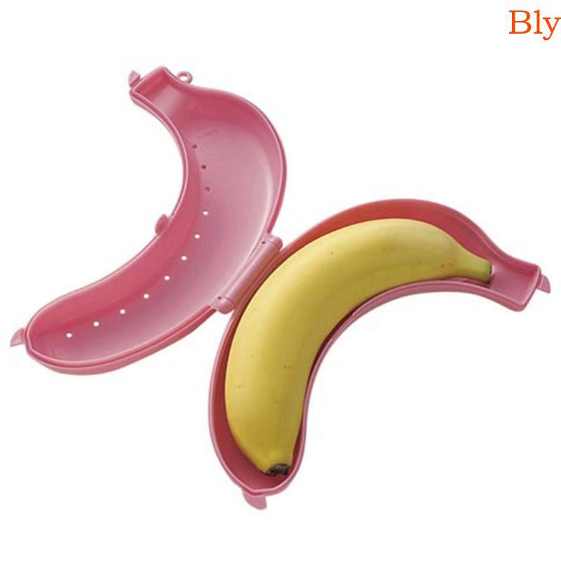 Bly Travel Friendly Banana Case Casca Para Transporte Seguro Durante Piqueniques Deslocamento Mantém O