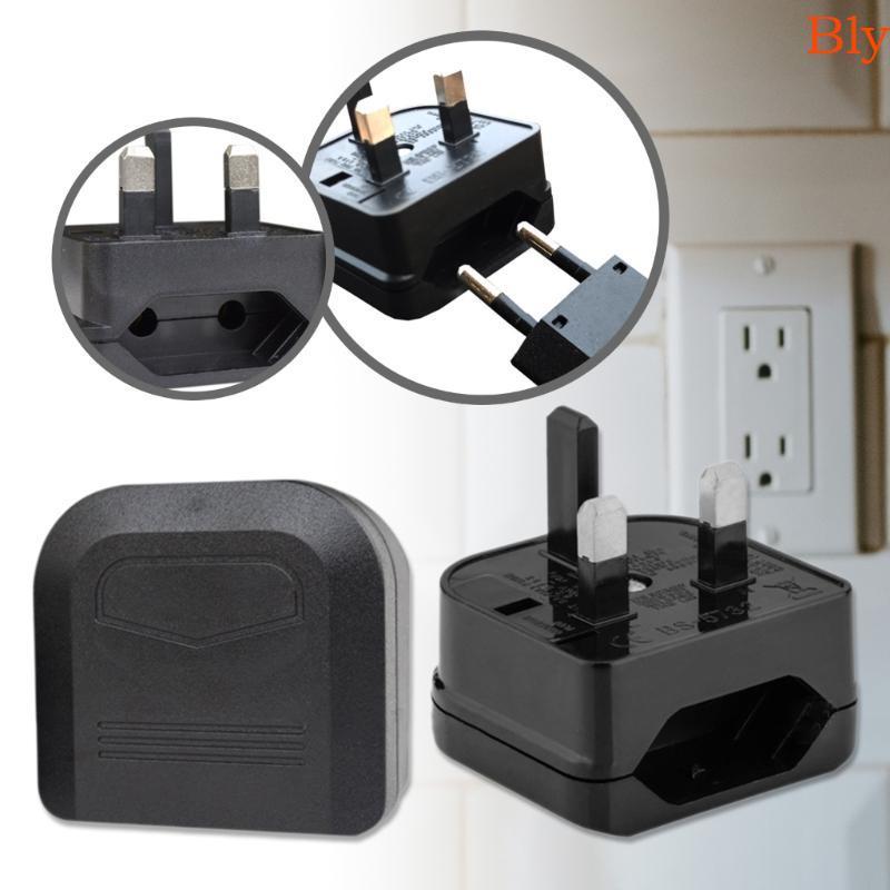 Adaptadores Tomada Bly Para Reino Europeu 2 Pinos 3 Plugue