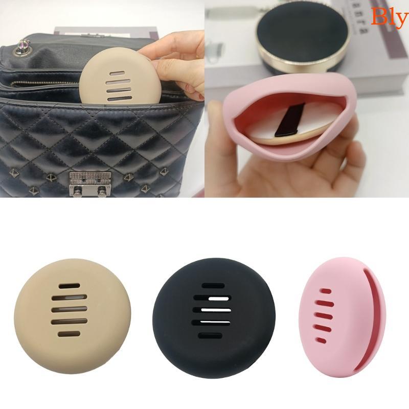 Bly Travel Silicone Maquiagem Organizador Pó Puff Holder Case Para Viagens