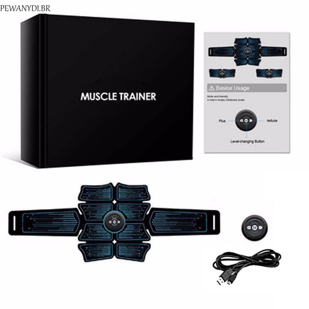 PEWANYDI Estimulador Muscular Abdominal Home Gym Cinto Esportes Entretenimento Estimulante Ab Trainer