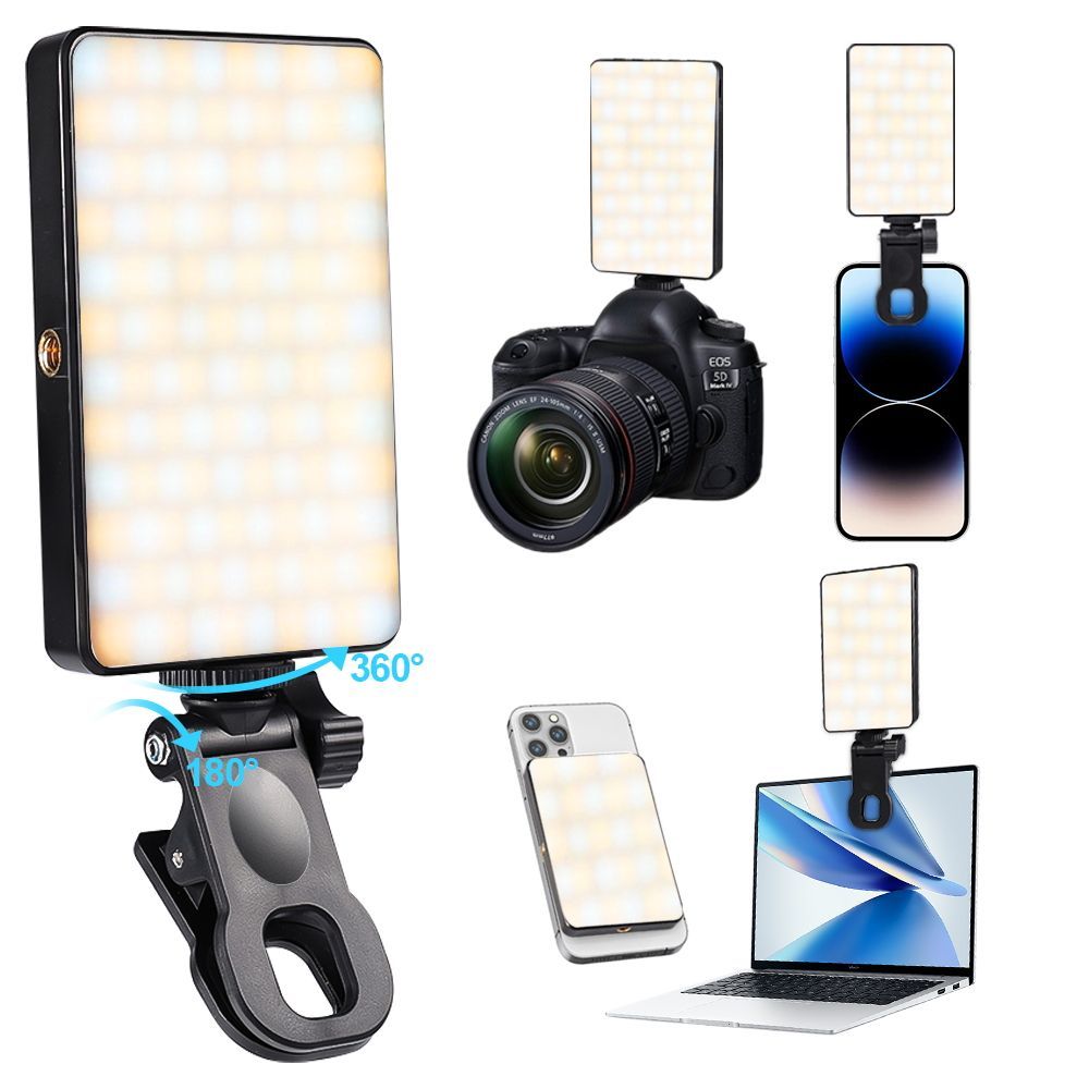 Luz De Preenchimento Rgb Mobile Para Câmera Tablet Celular