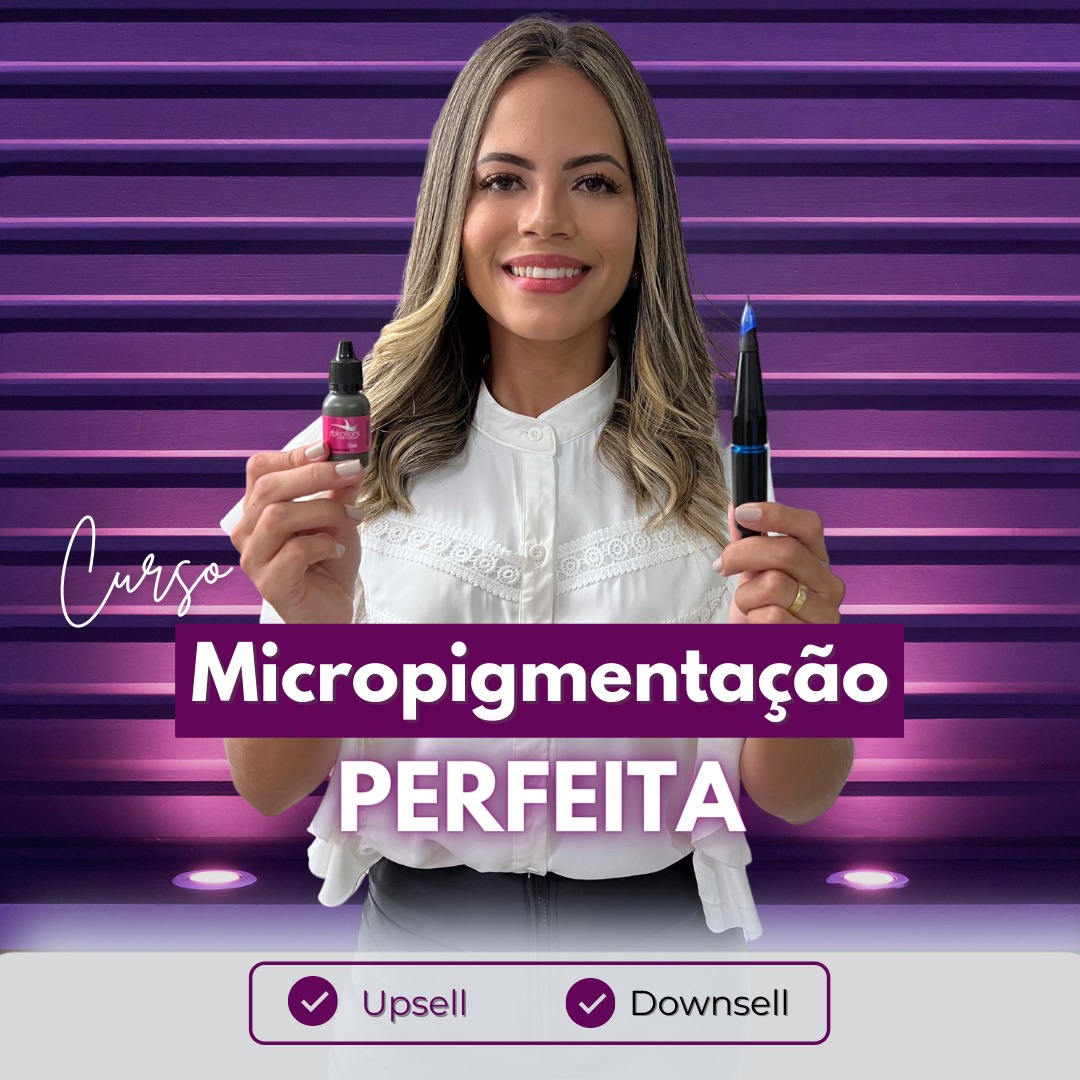 Curso de micropigmentação de sobrancelhas