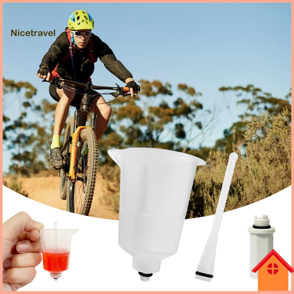 Cycling Brake Bleeding Kit Mountain Bike Disc Bleed Bicycle for Shimano Mtb Road – Oil Injector Funnel Adapter Tool fo