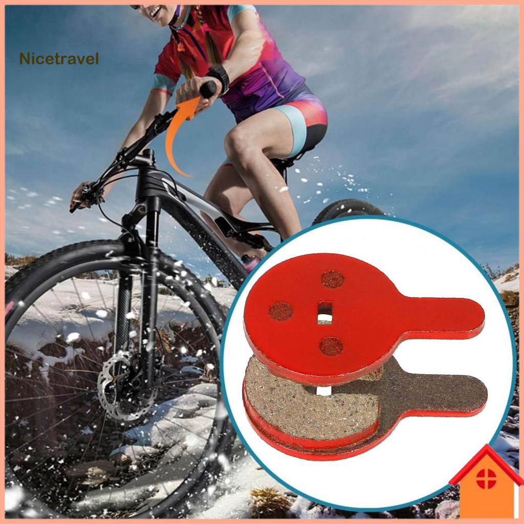 Bicycle Brake Pad High Friction 2pcs Universal Bike Pads for Mtb Road Mountain Disc Brakes Electric Scooter Replacement