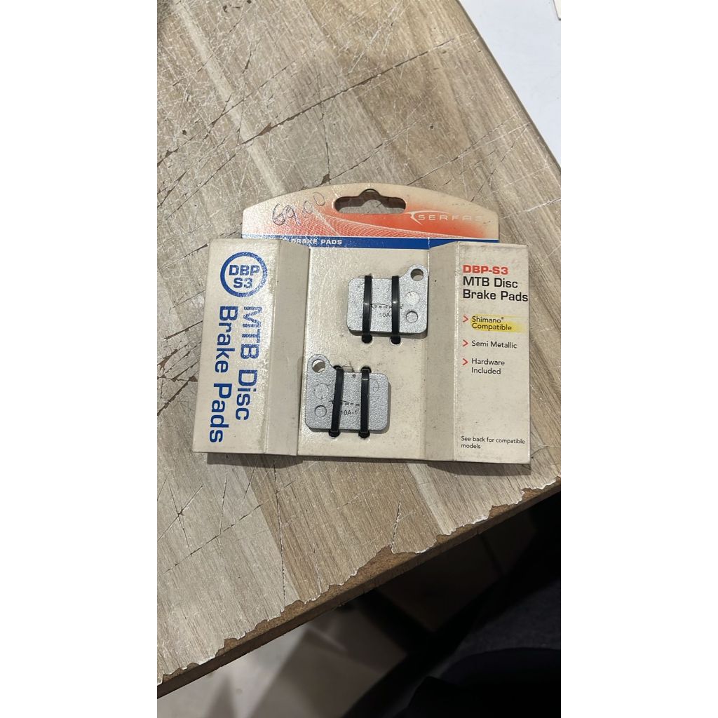 Freio a disco DBP-S3 MTB Disc Brake Pads compativel com shimano 10A-1