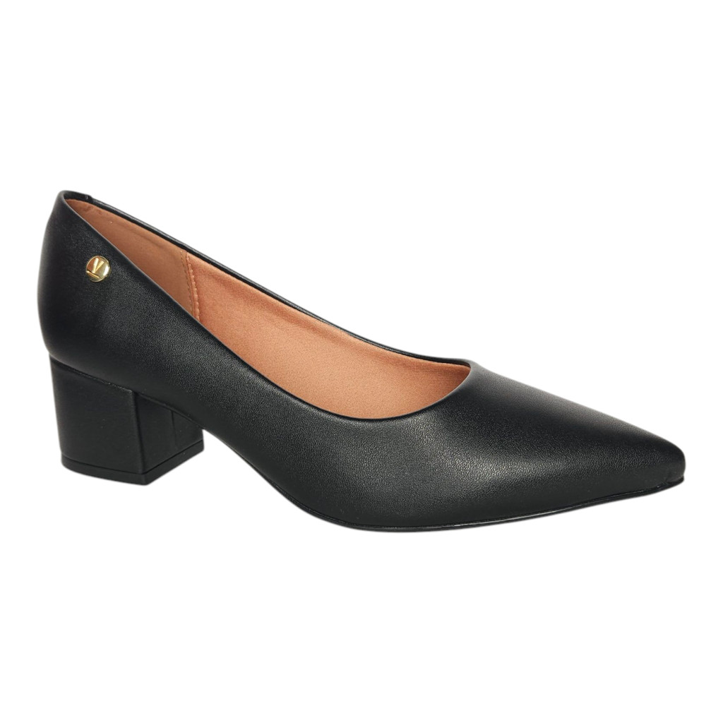 VIZZANO SAPATO REF 1220.315 PRETO MODA ESTILOSO CASUAL