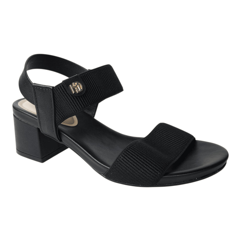 MODARE SANDALIA REF 7187.100 PRETO MODA ESTILOSO CASUAL