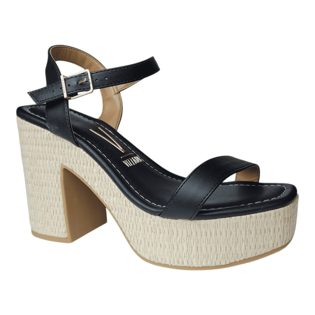 VIZZANO SANDALIA REF 6541.100 PRETO MODA ESTILOSO CASUAL