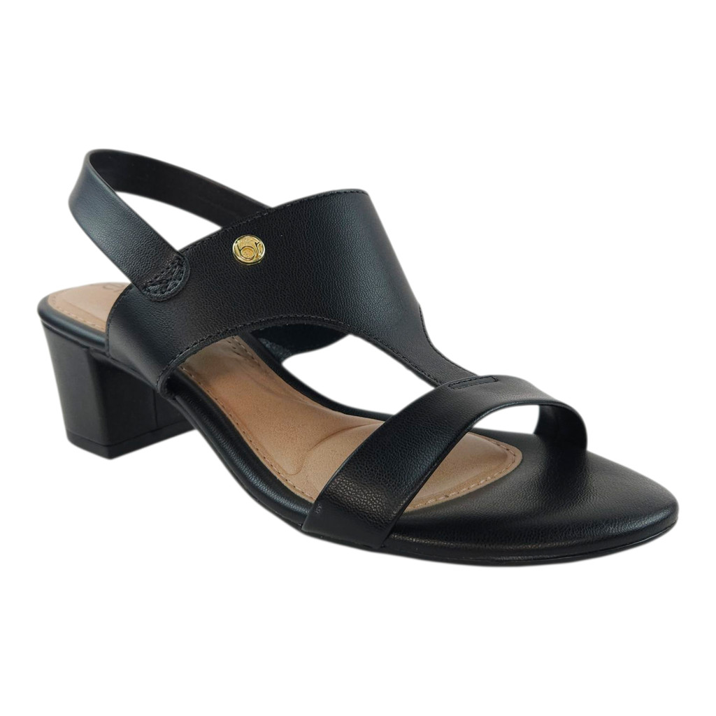 BEIRA RIO SANDALIA REF 8246.121 PRETO MODA ESTILOSO CASUAL