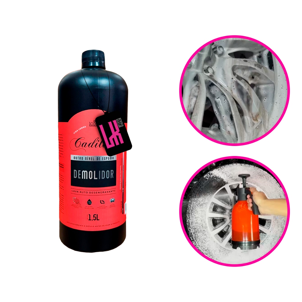 Demolidor Cadillac 1,5L - Shampoo Desincrustante Mol Pré Lavagem