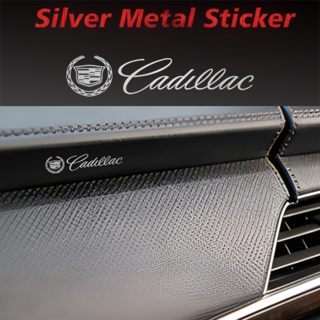 Kit 10 Peças Autocolante Sticker Metal Emblema Automotivo Tuning Carro For Cadillac Escalade CTS XT4 XT5 XT6